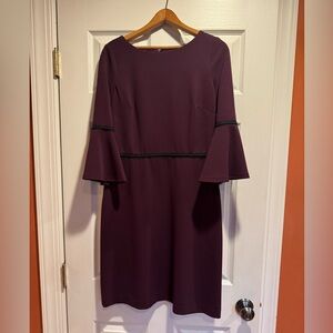 Tommy Hilfiger Purple Midi Dress Sz 8